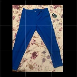 DAG BLUE LEGGINGS PHONE SLEEVE W/ tag new